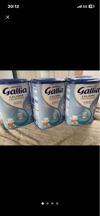Vendre 3 boîtes Gallia num 3