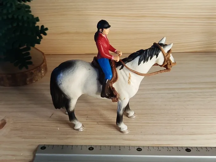 Schleich cavalière brune et son cheval Figurine animal équitation - photo numéro 5