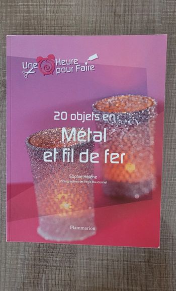 Livre création objets en métal et fil de fer