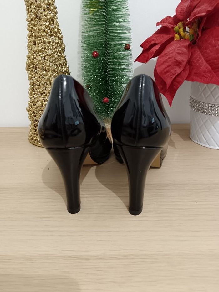 Escarpins vernis marine P 36 - photo numéro 6