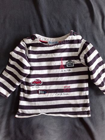 Tee shirt ml Jacadi 12 mois