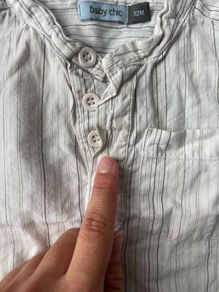 Lot 4 chemises 12 mois - photo numéro 7