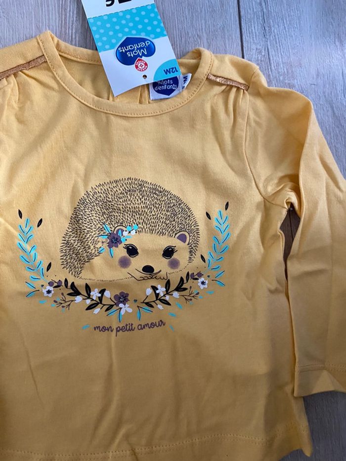 Lot 2 tee shirt 12 mois - photo numéro 3