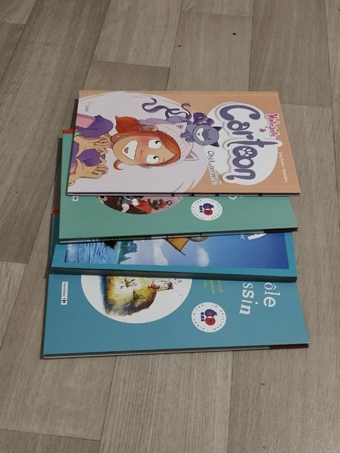 Lot de 4 livres illustrés et bandes dessinées enfant dès 6 ans L104 - photo numéro 3