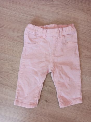 Pantalon rose chaud 12 mois