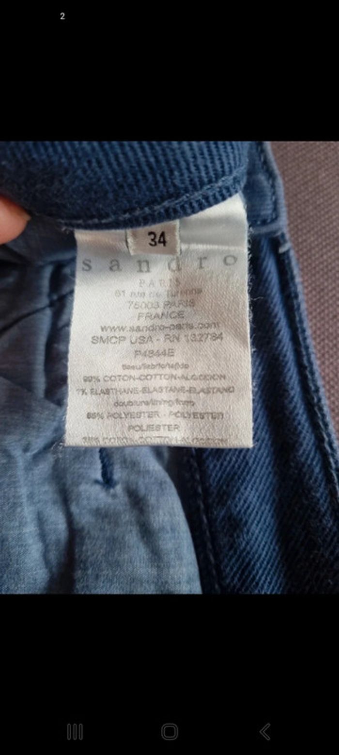 Jean skinny Sandro très  bon état  taille 34 - photo numéro 7