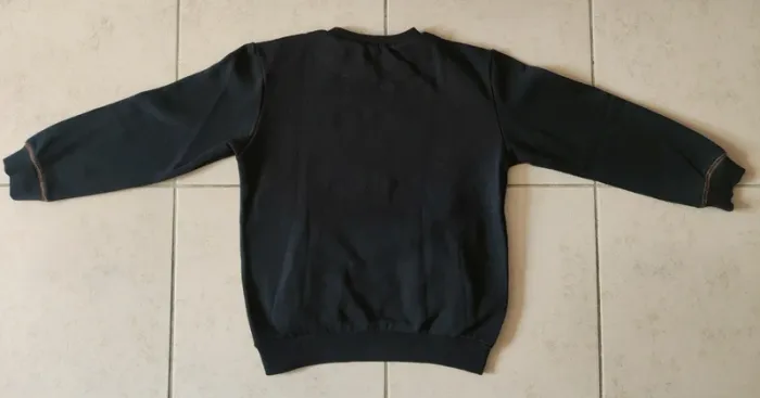 Sweat noir 10 ans 140 cm Nukutavake - photo numéro 4