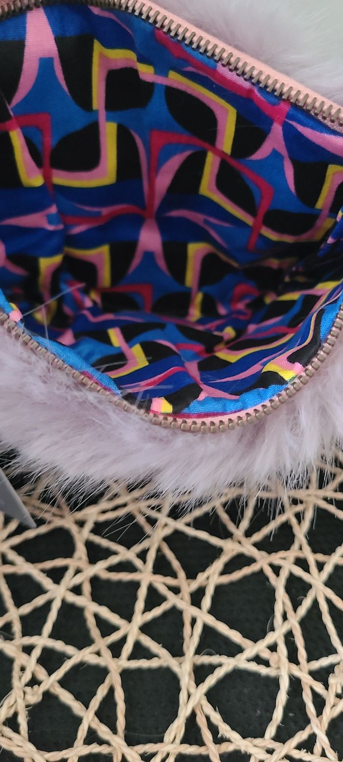 Pochette à pompon en fausse fourrure Helen Moore - photo numéro 4