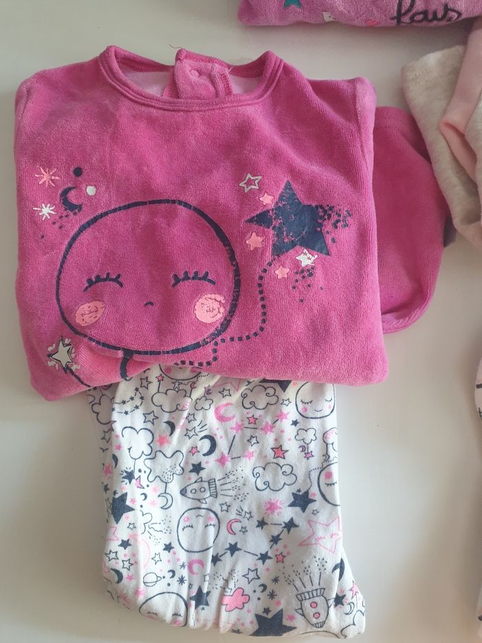 Lot pyjamas fille 12 mois - photo numéro 3