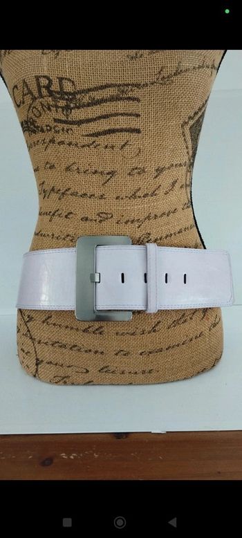 Ceinture large lilas 95 cm femme
