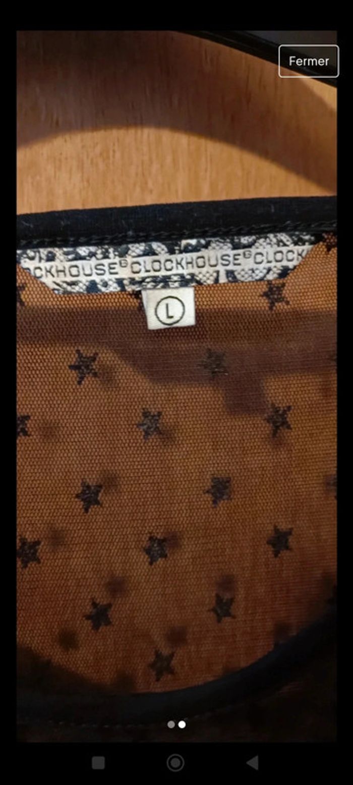 T-shirt à étoiles L - photo numéro 2