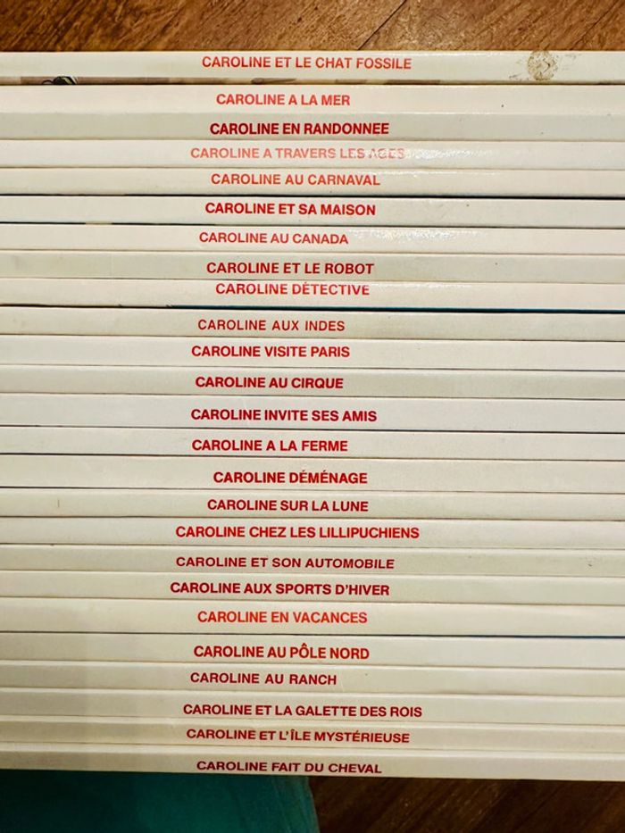 Lot incroyable quasi intégrale Caroline 25 livres bd albums Pierre Probst - photo numéro 6