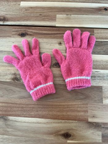 Gants rose