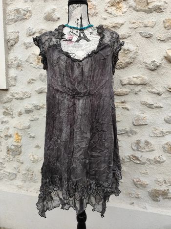 Superbe tunique petite robe femme Lauren vidal XXL #30