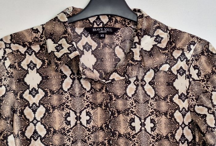 Chemise manches longues imprimé serpent - photo numéro 2