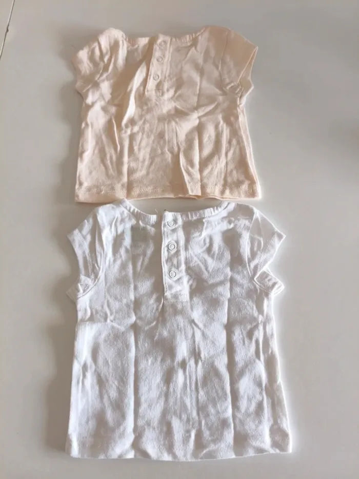 Lot t-shirts bébé fille - photo numéro 2