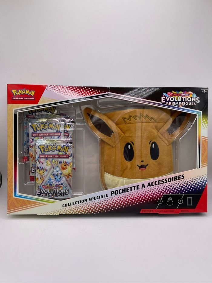Pokemon coffret pochette evoli 8.5 évolutions prismatiques