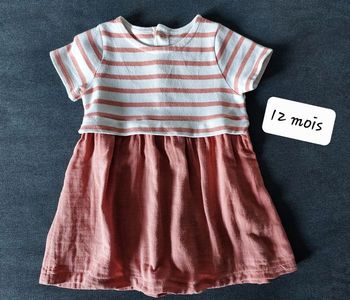 Petit Bateau robe 12 mois