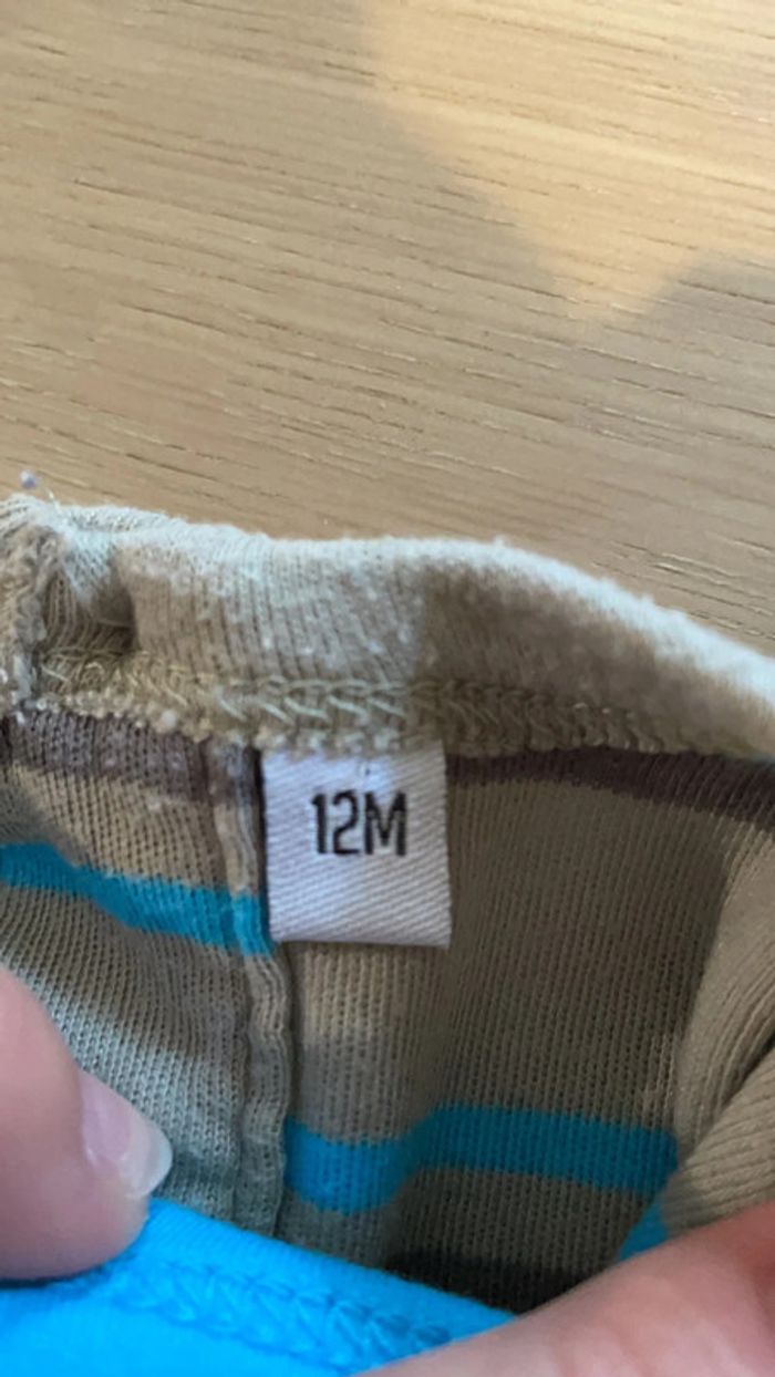 Ensemble sans marque pantalon jogging et t-shirt épais - photo numéro 4