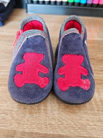 Chaussons zippé taille 18