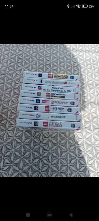 Lot 8 jeux 3ds 