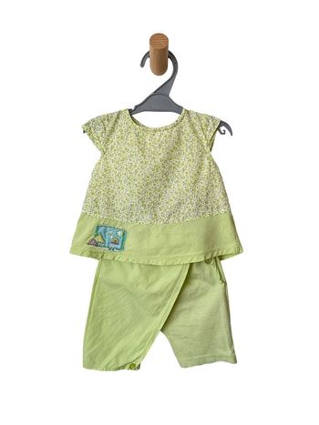 Ensemble léger vert anis - Sergent Major 6 mois