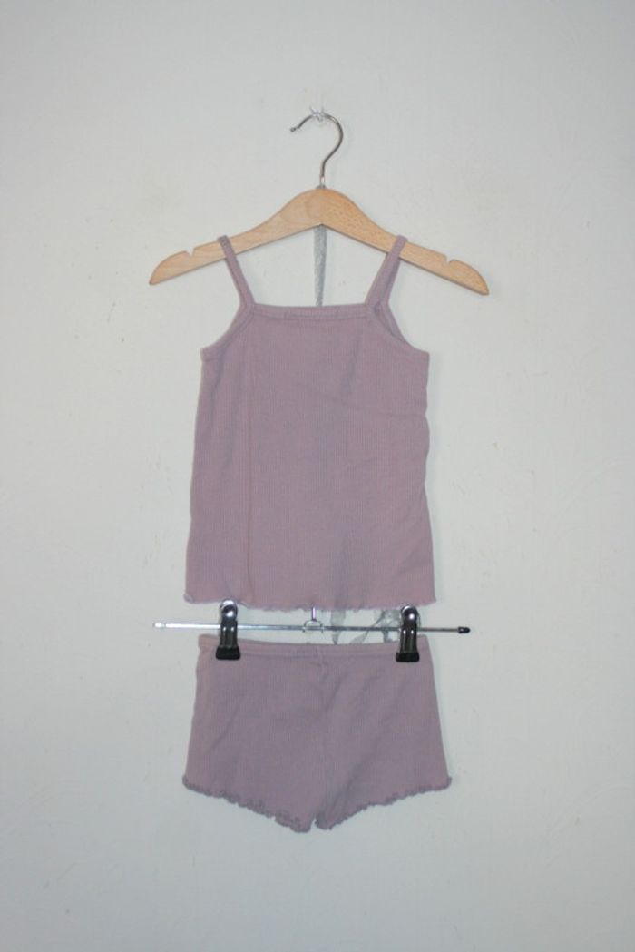 Pyjashort lila Rose Guimauve 4/5 ans - photo numéro 4