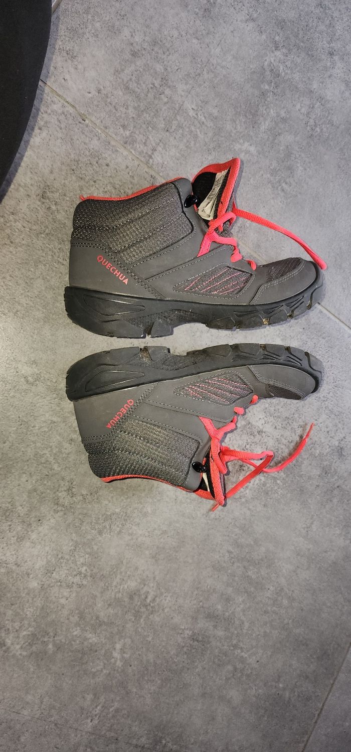 Paire de chaussures de randonnée MH100 MID TW quechua taille 36 - photo numéro 5