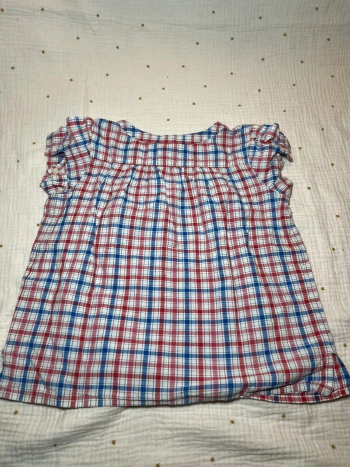Blouse à carreaux Bonpoint 4 ans - photo numéro 2
