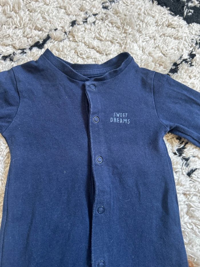 Pijama léger bleu marine - photo numéro 2