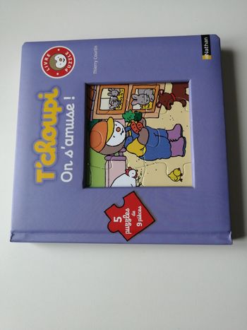 livre puzzle t'choupi