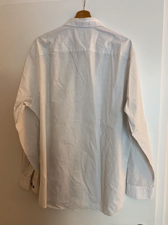 Chemise blanche à motifs regular - photo numéro 2