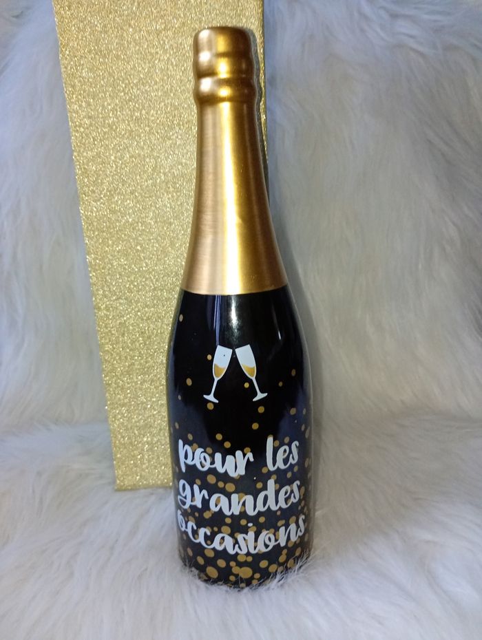 Tirelire fantaisie bouteille - photo numéro 3