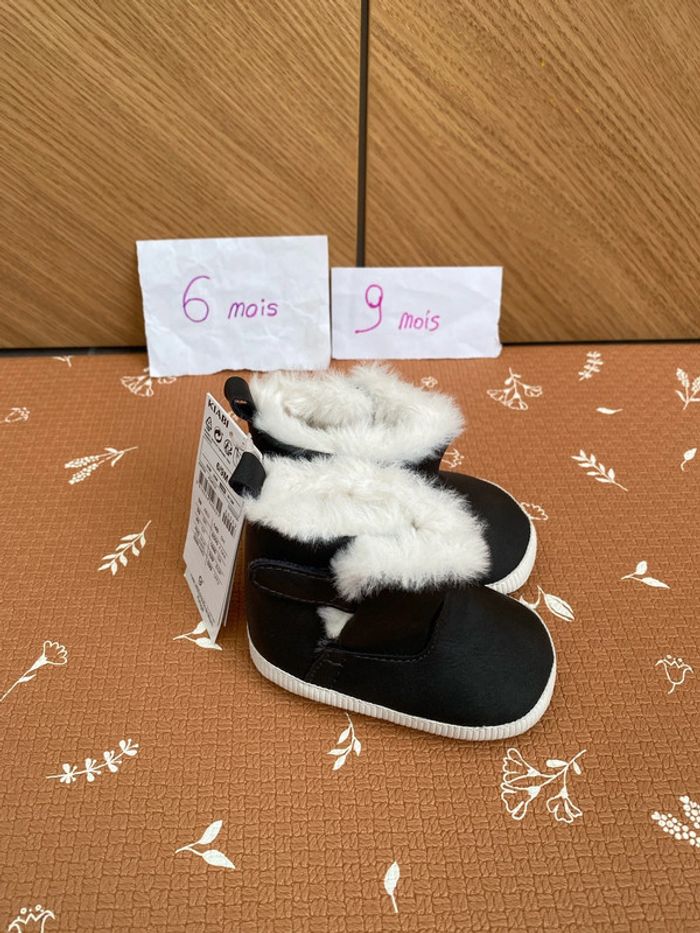 Bottines fourrées 6/9 mois