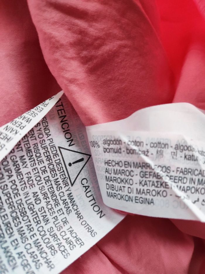 Chemise rose en coton - photo numéro 5