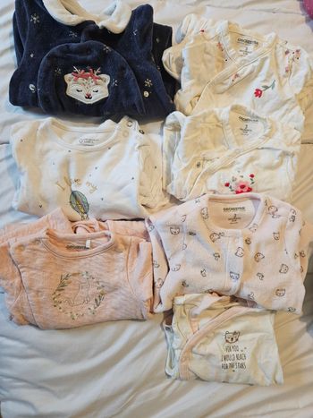 Pyjamas fille 3 mois