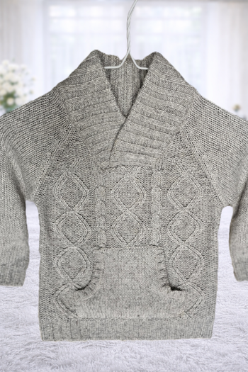 Pull enfant à col