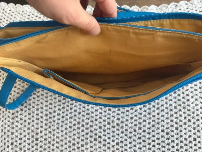 🛑 pochette / sac à main bleu 🛑 - photo numéro 5