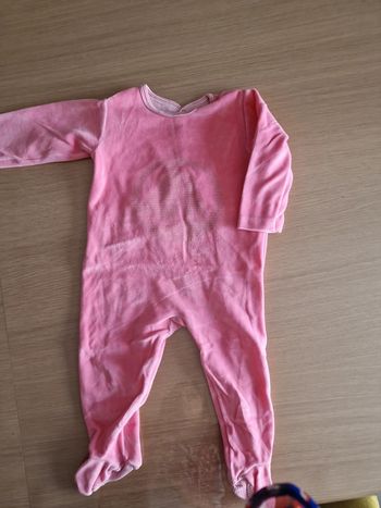 Pyjama fushia doux petit bateau 18 mois