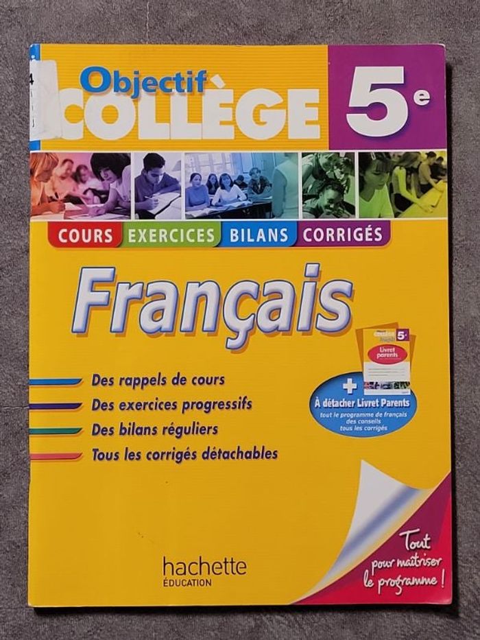 Objectif Collège Français 5ème Par Isabelle de Lisle