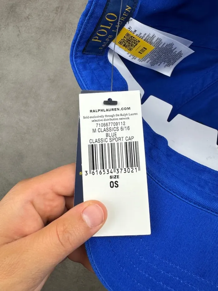 Casquette Ralph Lauren Bleu Marine Neuve - photo numéro 8