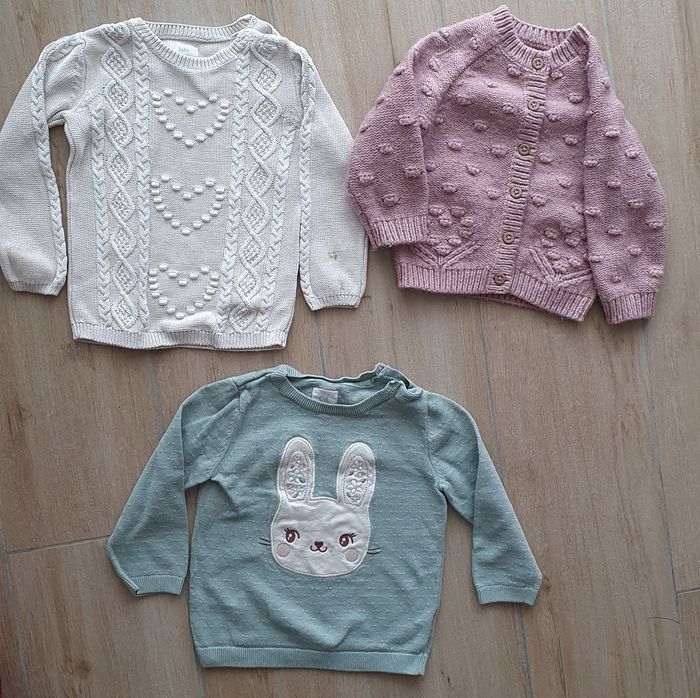 Pulls fille 2-3 and, 92cm