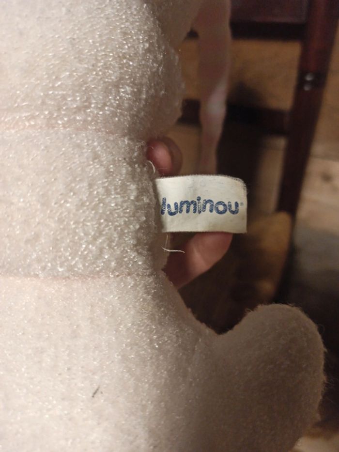 Luminou chenille rose tbe - photo numéro 3