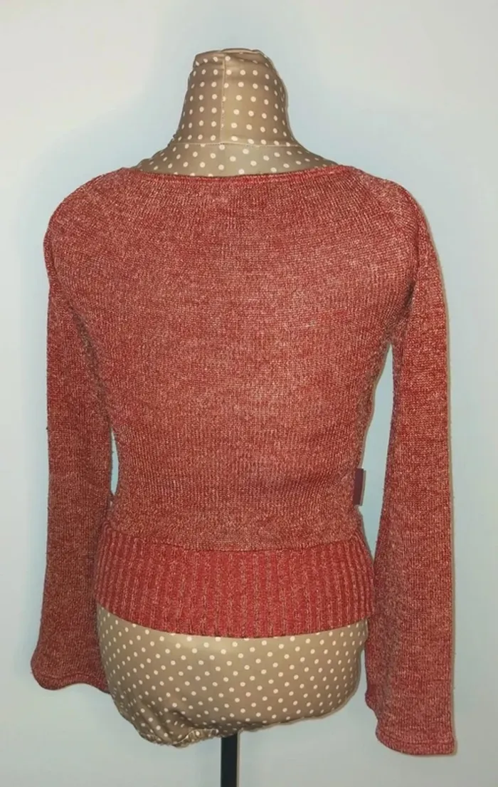 Pull rouge femme, Please, taille S - photo numéro 4