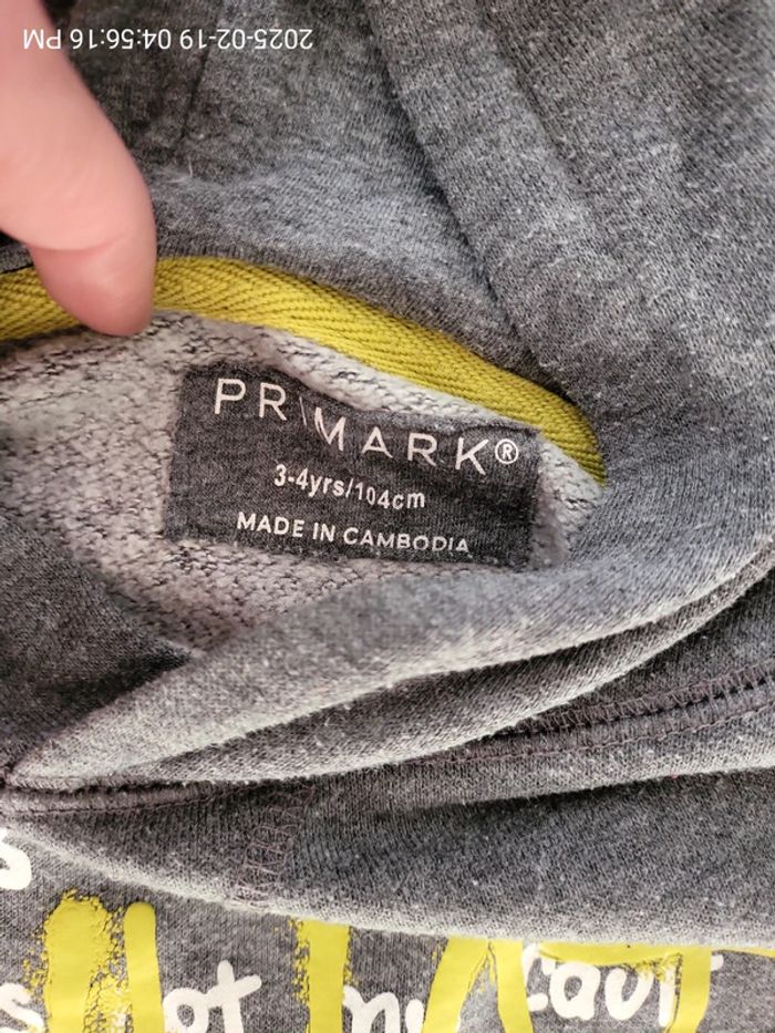 Pull à capuche garcon 4ans - photo numéro 2