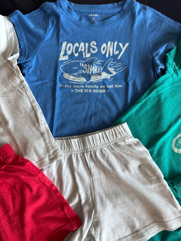 Lot 3 pyjamas été Free - photo numéro 3