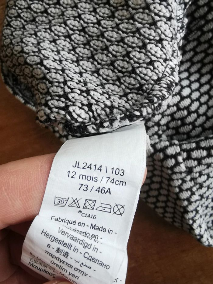 🌼 Orchestra robe mi-saison 12mois 74cm coton fille 👶 - photo numéro 5