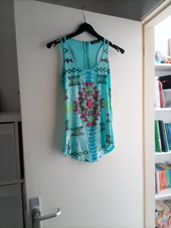 Débardeur turquoise