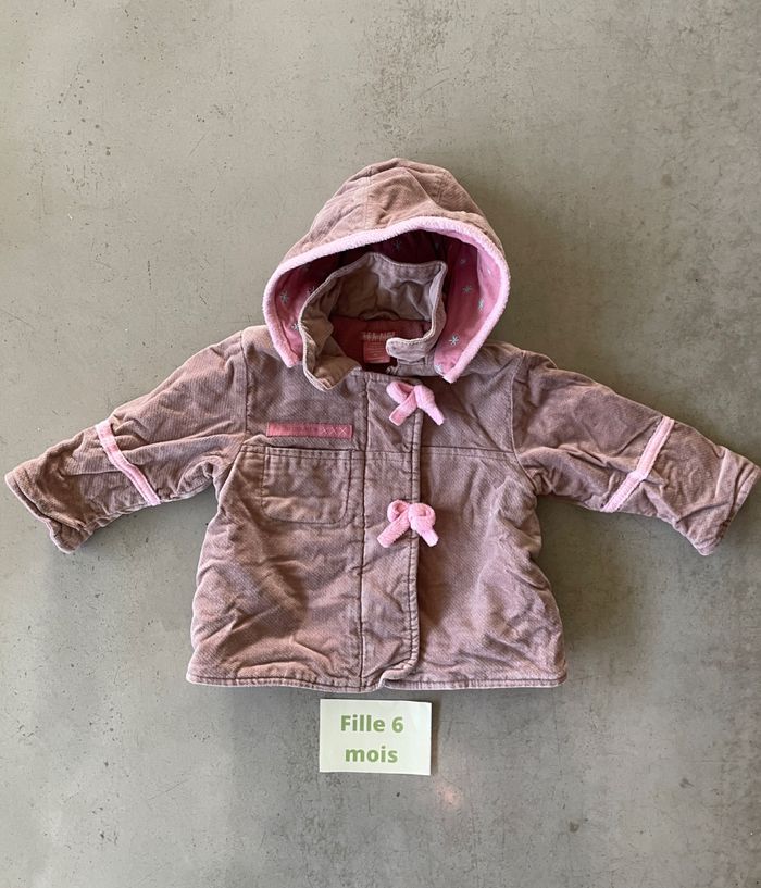 Chaud manteau capuche amovible - photo numéro 2