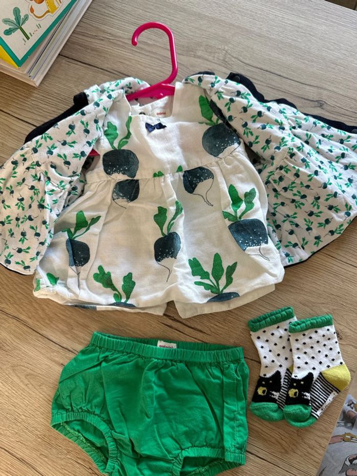 Ensemble 4 pièces catimini taille 3 mois - photo numéro 2